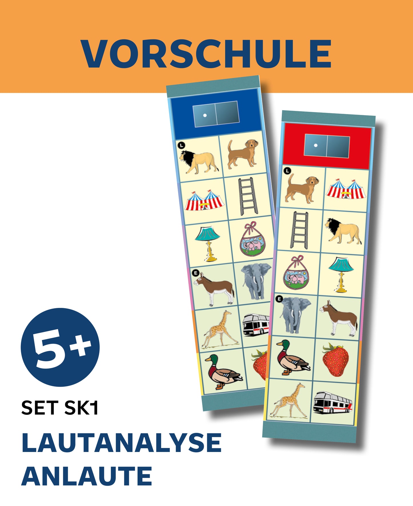 VORSCHULE - Lautanalyse, Anlaute (Set SK1)
