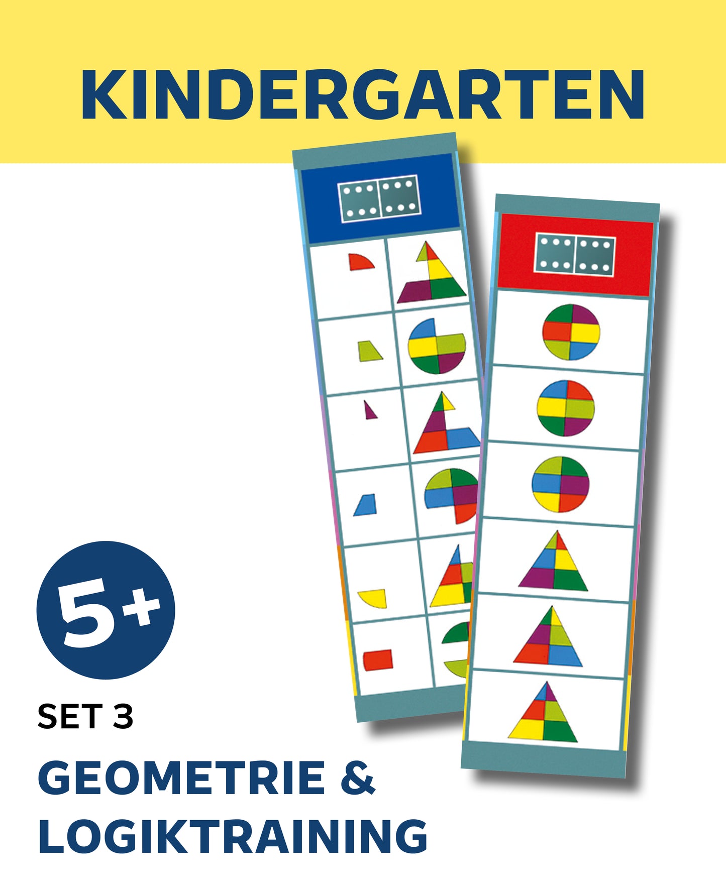 KINDERGARTEN - Geometrie & Logiktraining (Set 3)