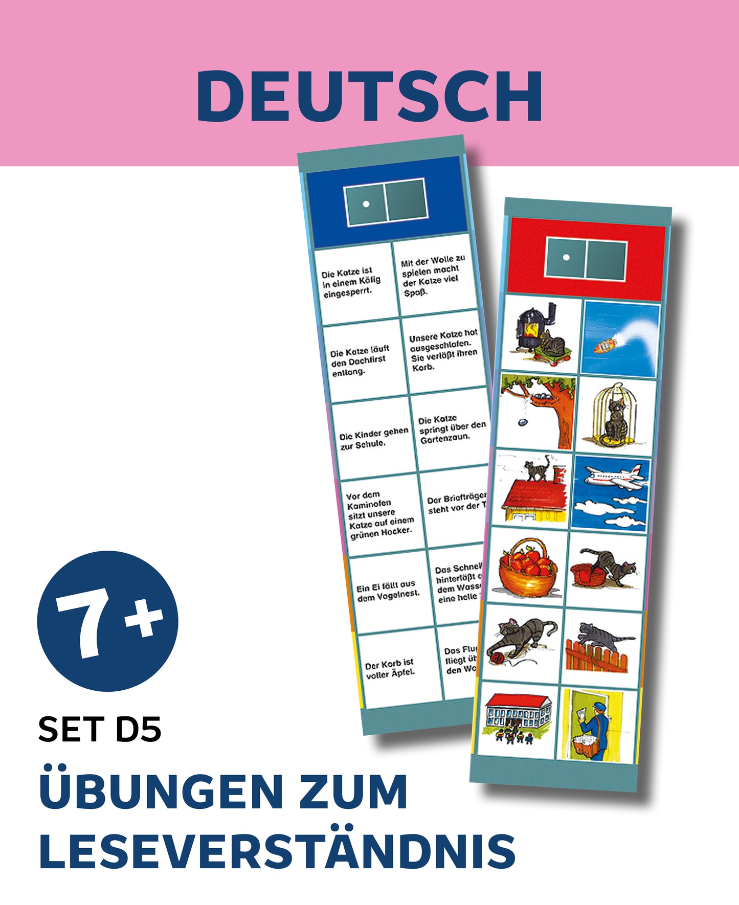 DEUTSCH - Übungen zum Leseverständnis (Set D5)