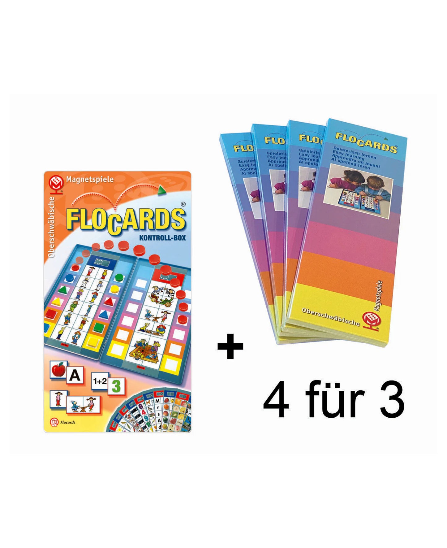 Vorteilspaket: Kontrollbox mit 4 Kartensets