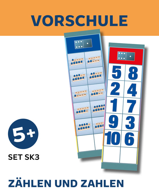 VORSCHULE - Zählen und Zahlen (Set SK3)