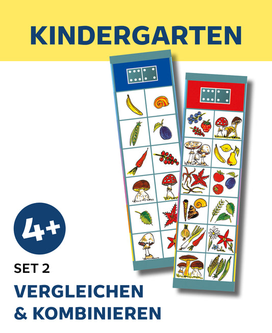 KINDERGARTEN - Vergleichen & kombinieren (Set 2)