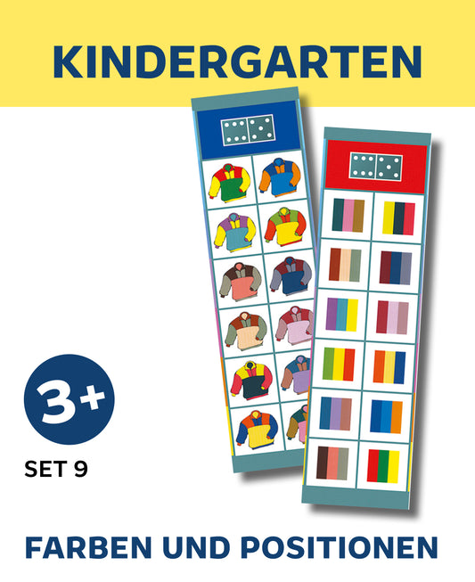 KINDERGARTEN - Farben und Positionen (Set 9)
