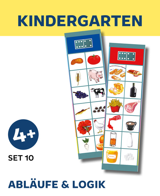KINDERGARTEN - Abläufe & Logik (Set 10)