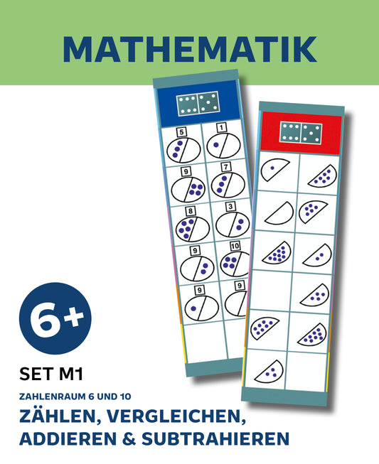 MATHEMATIK - ZR6 und 10 Zählen, vergleichen, addieren & subtrahieren (Set M1)
