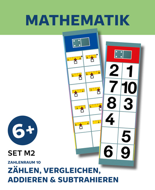 MATHEMATIK - ZR10 Zählen, vergleichen, addieren & subtrahieren (Set M2)