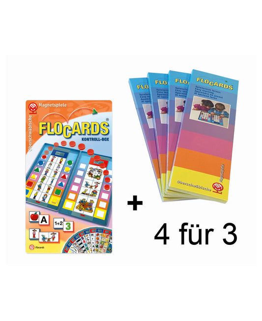 Vorteilspaket: Kontrollbox mit 4 Kartensets