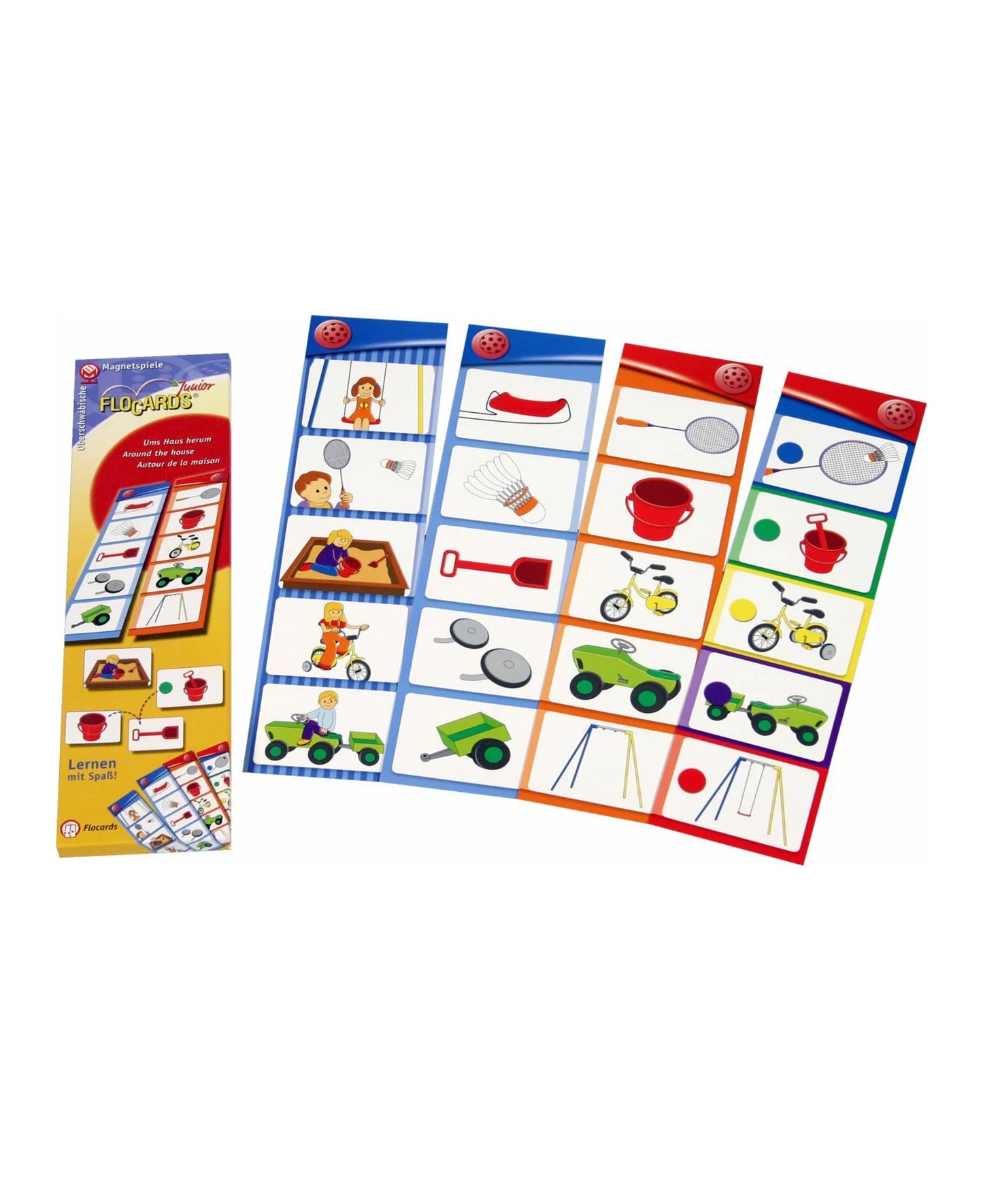 FLOCARDS junior - Ums Haus herum (Ergänzungskartensatz)